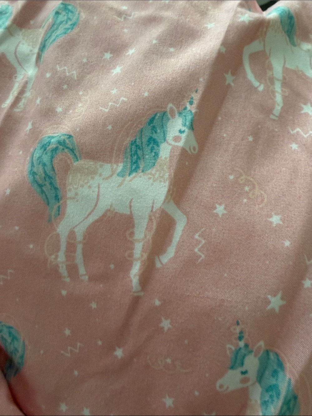 Kids Pink Unicorn Twin sheet set - Picture 4 of 6
